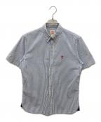 BROOKS BROTHERS Red Fleeceブルックスブラザーズレッドフリース）の古着「ストライプBDシャツ」｜ブルー