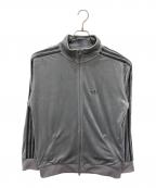 adidasアディダス）の古着「BECKENBAUER VELOUR TRACKTOP LIGHT ONYX」｜グレー