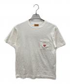HUMAN MADEヒューマンメイド）の古着「ポケットTシャツ」｜ホワイト