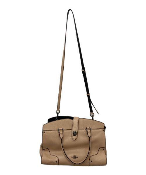 COACH（コーチ）COACH (コーチ) 2WAYショルダーバッグ ベージュの古着・服飾アイテム