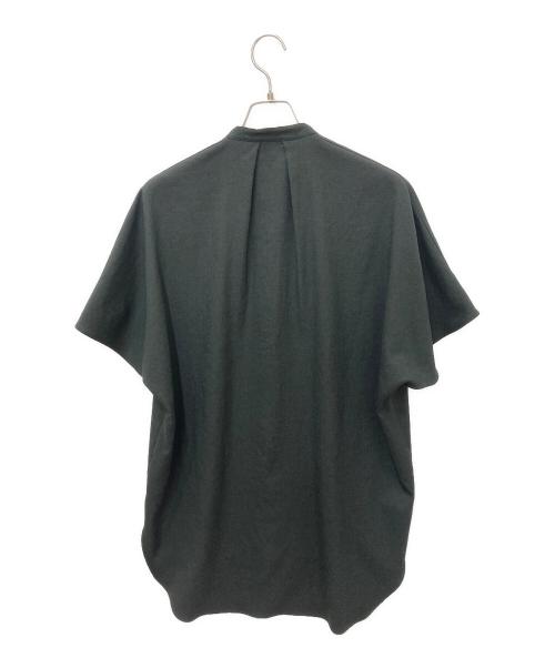 CHAOS（カオス）Chaos (カオス) スタンドカラーシャツ ブラック サイズ:Fの古着・服飾アイテム