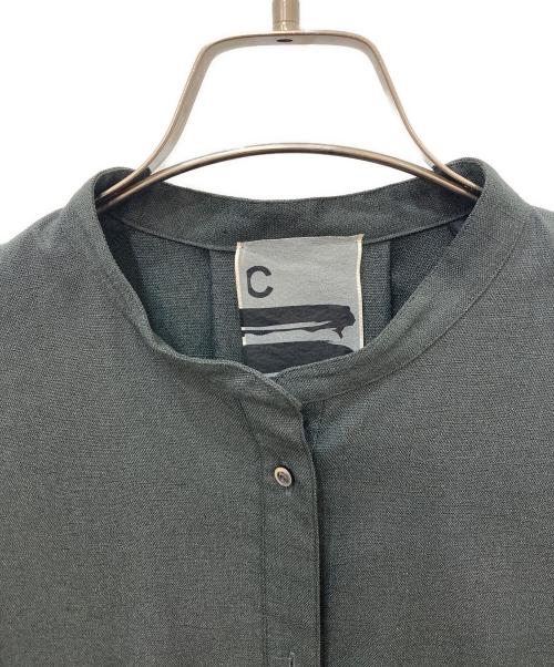 CHAOS（カオス）Chaos (カオス) スタンドカラーシャツ ブラック サイズ:Fの古着・服飾アイテム