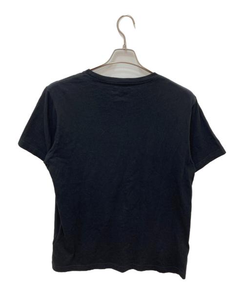 MONCLER（モンクレール）MONCLER (モンクレール) FRAGMENT DESIGN (フラグメントデザイン) プリントTシャツ ブラック サイズ:Lの古着・服飾アイテム