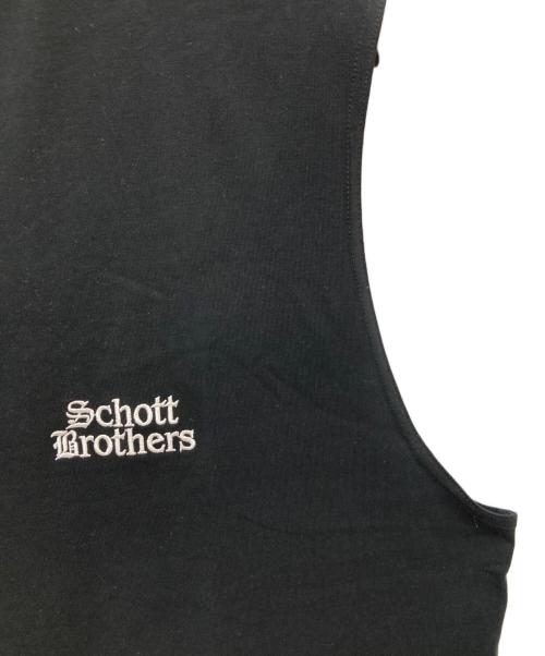 Schott（ショット）Schott (ショット) ノースリーブカットソー ブラック サイズ:Lの古着・服飾アイテム