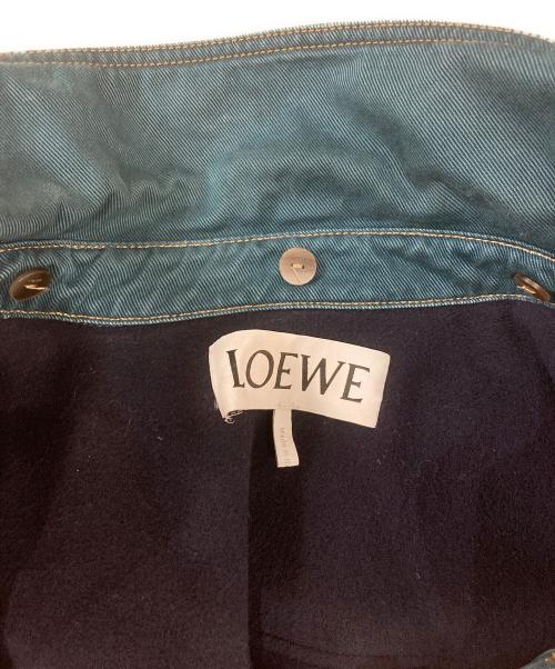 LOEWE（ロエベ）LOEWE (ロエベ) シアリングカラー デニム オーバーシャツ ネイビー サイズ:44の古着・服飾アイテム