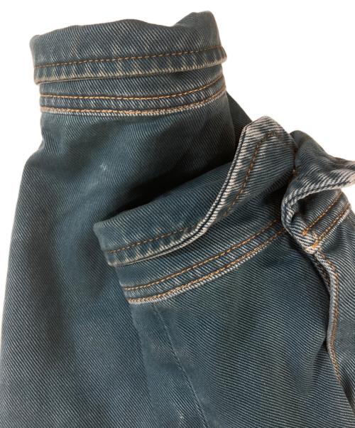 LOEWE（ロエベ）LOEWE (ロエベ) シアリングカラー デニム オーバーシャツ ネイビー サイズ:44の古着・服飾アイテム