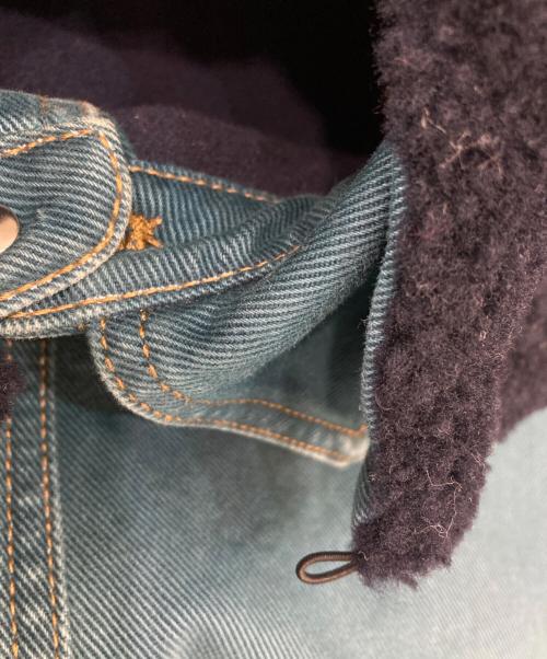 LOEWE（ロエベ）LOEWE (ロエベ) シアリングカラー デニム オーバーシャツ ネイビー サイズ:44の古着・服飾アイテム