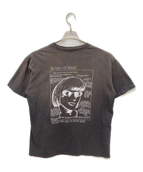 SONIC YOUTH（ソニックユース）sonic youth (ソニックユース) 加工プリントTシャツ ブラック サイズ:記載なしの為実寸参照の古着・服飾アイテム