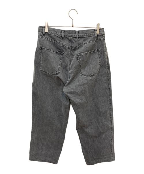 SEDAN ALL-PURPOSE（セダンオールパーパス）SEDAN ALL-PURPOSE (セダンオールパーパス) Oval Logo Denim Pant グレー サイズ:Mの古着・服飾アイテム