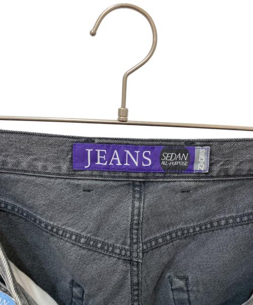SEDAN ALL-PURPOSE（セダンオールパーパス）SEDAN ALL-PURPOSE (セダンオールパーパス) Oval Logo Denim Pant グレー サイズ:Mの古着・服飾アイテム