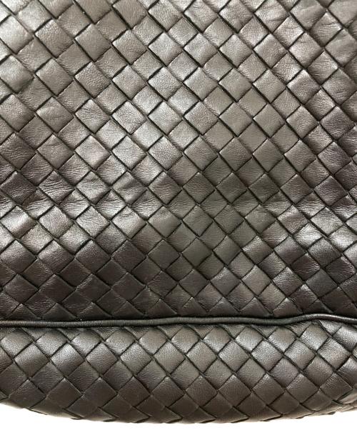 BOTTEGA VENETA（ボッテガベネタ）BOTTEGA VENETA (ボッテガベネタ) イントレチャートレザーハンドバッグ ブラックの古着・服飾アイテム