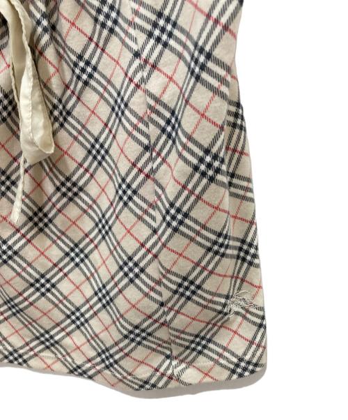BURBERRY BLUE LABEL（バーバリー ブルー レーベル）BURBERRY BLUE LABEL (バーバリー ブルー レーベル) ノバチェックキャミソール ベージュ サイズ:38の古着・服飾アイテム