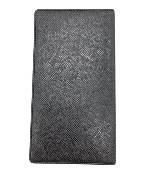 LOUIS VUITTON（ルイ ヴィトン）LOUIS VUITTON (ルイ ヴィトン) 長財布　タイガ　ポルトバルール カルトクレディ ブラックの古着・服飾アイテム