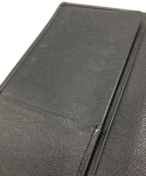 LOUIS VUITTON（ルイ ヴィトン）LOUIS VUITTON (ルイ ヴィトン) 長財布　タイガ　ポルトバルール カルトクレディ ブラックの古着・服飾アイテム