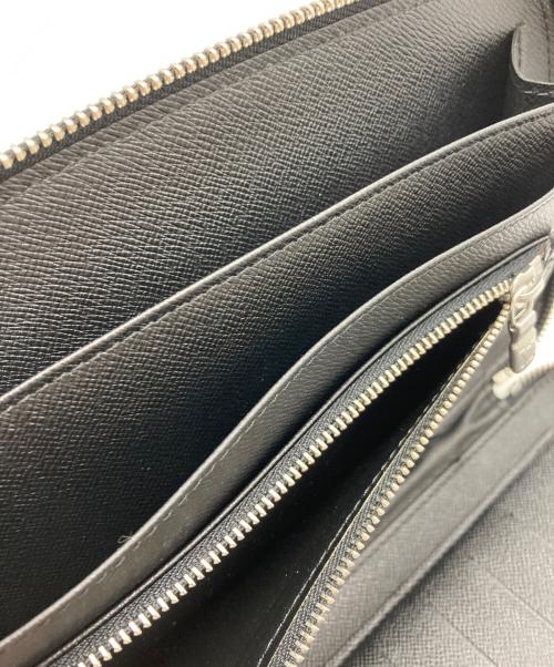 LOUIS VUITTON（ルイ ヴィトン）LOUIS VUITTON (ルイ ヴィトン) ラウンドファスナー財布　タイガ オーガナイザー・アトール ブラックの古着・服飾アイテム