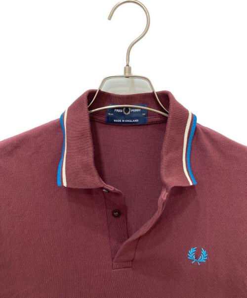 FRED PERRY（フレッドペリー）FRED PERRY (フレッドペリー) ポロシャツ ボルドー サイズ:38の古着・服飾アイテム