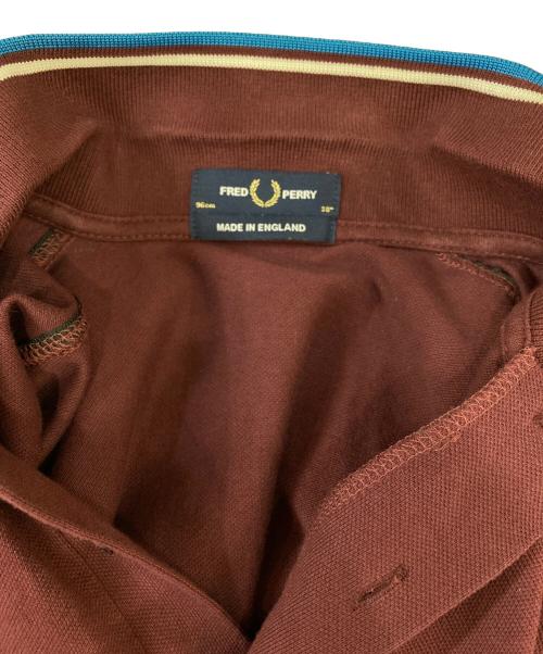 FRED PERRY（フレッドペリー）FRED PERRY (フレッドペリー) ポロシャツ ボルドー サイズ:38の古着・服飾アイテム