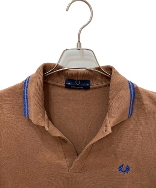 FRED PERRY（フレッドペリー）FRED PERRY (フレッドペリー) ポロシャツ ブラウン サイズ:40の古着・服飾アイテム