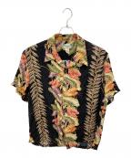 KAMEHAMEHAカメハメハ）の古着「Rayon Aloha Shirt　レーヨンアロハシャツ」｜ブラック