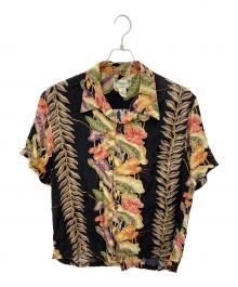 KAMEHAMEHA（カメハメハ）の古着「Rayon Aloha Shirt　レーヨンアロハシャツ」｜ブラック