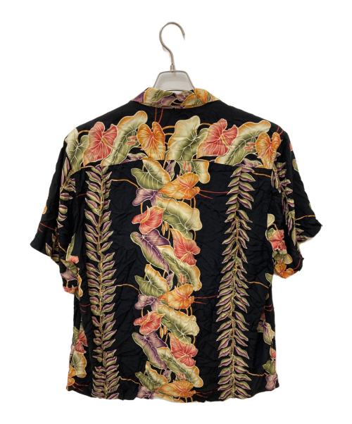 KAMEHAMEHA（カメハメハ）KAMEHAMEHA (カメハメハ) Rayon Aloha Shirt　レーヨンアロハシャツ ブラック サイズ:XLの古着・服飾アイテム