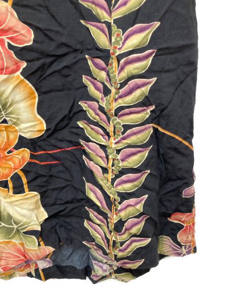 KAMEHAMEHA（カメハメハ）KAMEHAMEHA (カメハメハ) Rayon Aloha Shirt　レーヨンアロハシャツ ブラック サイズ:XLの古着・服飾アイテム