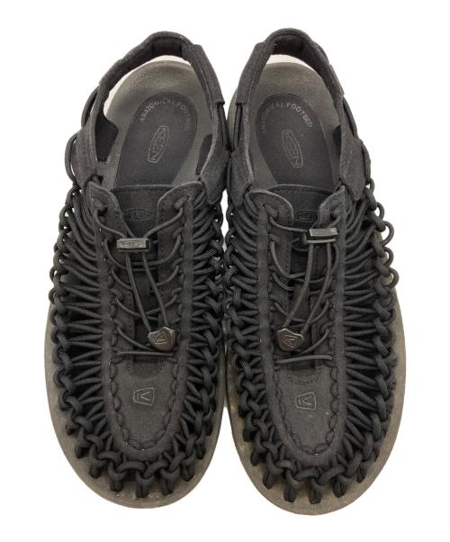 KEEN（キーン）KEEN (キーン) ユニークサンダル ブラック サイズ:27の古着・服飾アイテム