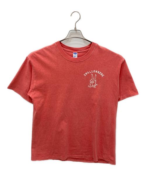 CHALLENGER（チャレンジャー）CHALLENGER (チャレンジャー) PIGMENT PEACE TEE ピンク サイズ:Mの古着・服飾アイテム