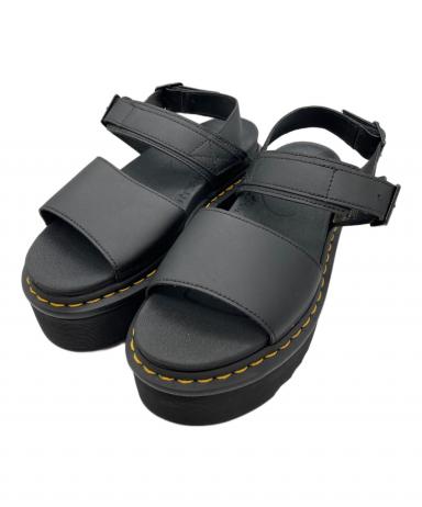 Dr.Martens ドクターマーチン VOSS QUAD 24cm ブラック 中古・古着通販】Dr.Martens (ドクターマーチン) VOSS QUAD ブラック