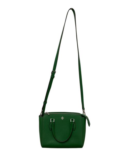 TORY BURCH（トリーバーチ）TORY BURCH (トリーバーチ) Emerson Mini Top Zip Tote グリーンの古着・服飾アイテム