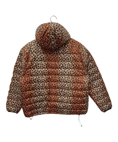 Student Apathy（スチューデント・アパシー）Student Apathy (スチューデント・アパシー) Micro Fake down Half Zip Hooded Pullover ブラウン サイズ:Mの古着・服飾アイテム
