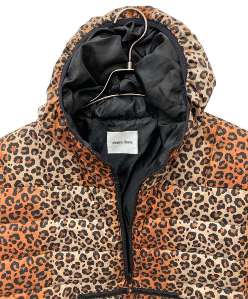 Student Apathy（スチューデント・アパシー）Student Apathy (スチューデント・アパシー) Micro Fake down Half Zip Hooded Pullover ブラウン サイズ:Mの古着・服飾アイテム