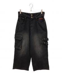 BADWAY（バッドウェイ）の古着「Blast cargo painter pants」｜ブラック