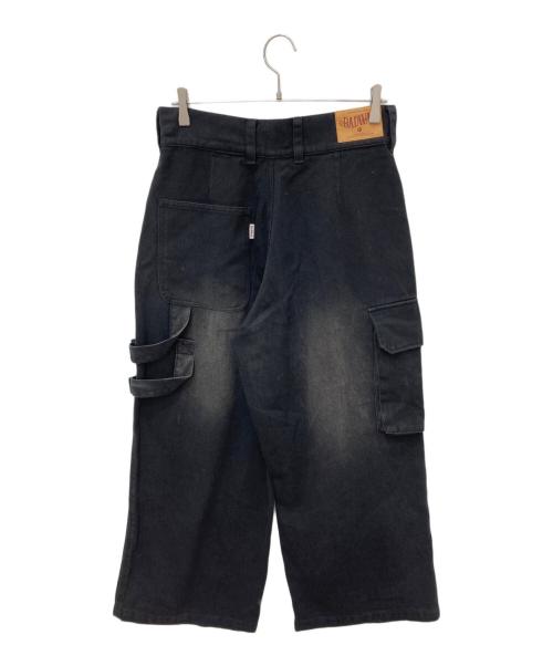BADWAY（バッドウェイ）BADWAY (バッドウェイ) Blast cargo painter pants ブラック サイズ:Mの古着・服飾アイテム
