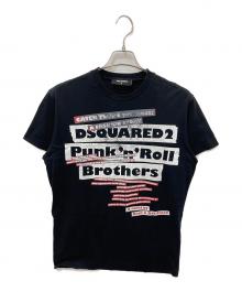 DSQUARED2（ディースクエアード）の古着「D2 TEPEプリント T-SHIRT Cotton Jersey Cool Fit」｜ブラック