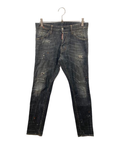 DSQUARED2（ディースクエアード）DSQUARED2 (ディースクエアード) COOL GUY JEANデニムパンツ グレー サイズ:46の古着・服飾アイテム