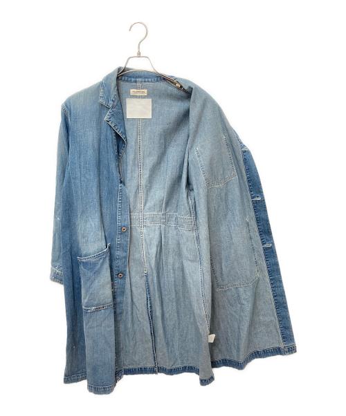 Ron Herman（ロンハーマン）Ron Herman (ロンハーマン) DENIM SHOP COAT　デニムショップコート ブルー サイズ:Sの古着・服飾アイテム