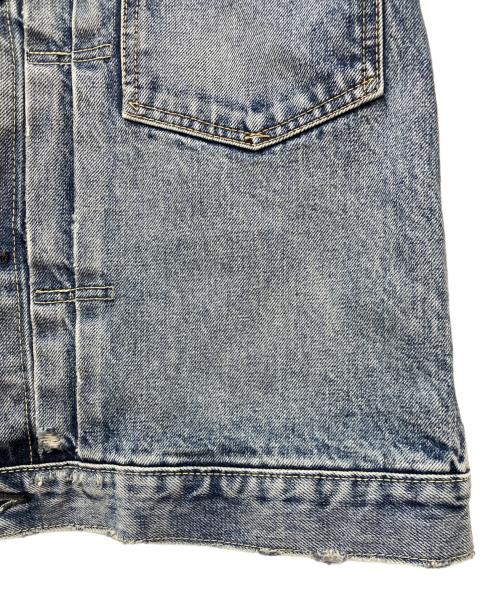 Ron Herman（ロンハーマン）Ron Herman (ロンハーマン) 1stタイプヴィンテージ加工デニムジャケット ブルー サイズ:Sの古着・服飾アイテム