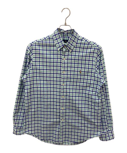 RALPH LAUREN（ラルフローレン）RALPH LAUREN (ラルフローレン) チェックシャツ ブルー サイズ:Mの古着・服飾アイテム