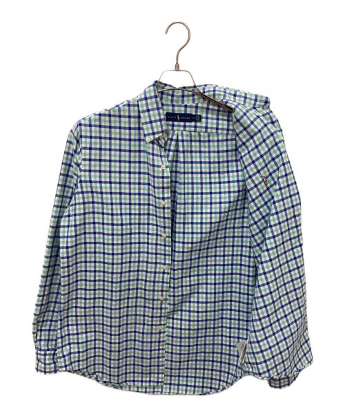 RALPH LAUREN（ラルフローレン）RALPH LAUREN (ラルフローレン) チェックシャツ ブルー サイズ:Mの古着・服飾アイテム