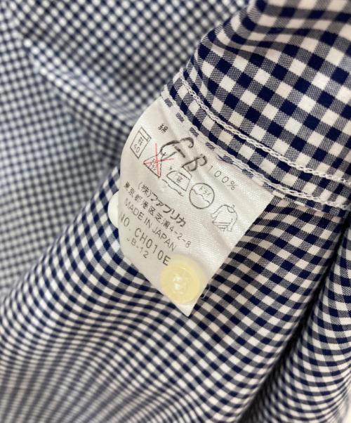 LACOSTE（ラコステ）LACOSTE (ラコステ) チェックシャツ ネイビー サイズ:4の古着・服飾アイテム