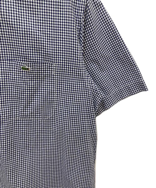 LACOSTE（ラコステ）LACOSTE (ラコステ) チェックシャツ ネイビー サイズ:4の古着・服飾アイテム