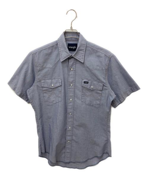 Wrangler（ラングラー）Wrangler (ラングラー) ウエスタンシャツ ブルー サイズ:15 1/2の古着・服飾アイテム