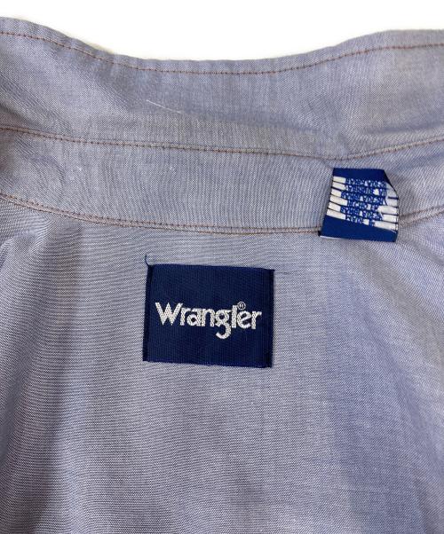 Wrangler（ラングラー）Wrangler (ラングラー) ウエスタンシャツ ブルー サイズ:15 1/2の古着・服飾アイテム