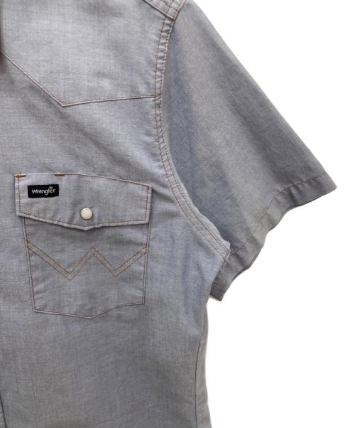 Wrangler（ラングラー）Wrangler (ラングラー) ウエスタンシャツ ブルー サイズ:15 1/2の古着・服飾アイテム