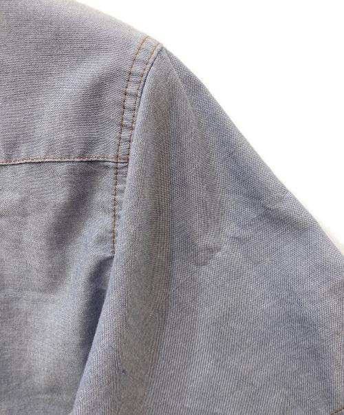 Wrangler（ラングラー）Wrangler (ラングラー) ウエスタンシャツ ブルー サイズ:15 1/2の古着・服飾アイテム