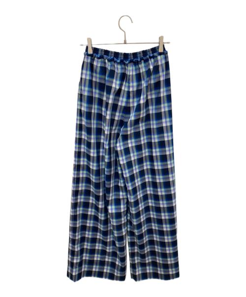 MAISON SPECIAL（メゾンスペシャル）MAISON SPECIAL (メゾンスペシャル) Multi-Color Easy Check Pants ブルー サイズ:38 未使用品の古着・服飾アイテム