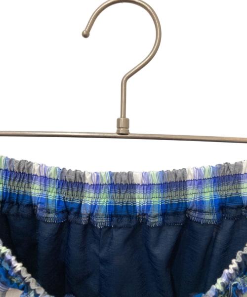 MAISON SPECIAL（メゾンスペシャル）MAISON SPECIAL (メゾンスペシャル) Multi-Color Easy Check Pants ブルー サイズ:38 未使用品の古着・服飾アイテム