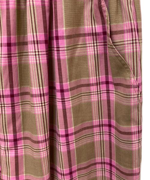 MAISON SPECIAL（メゾンスペシャル）MAISON SPECIAL (メゾンスペシャル) Multi-Color Easy Check Pants ピンク サイズ:38 未使用品の古着・服飾アイテム