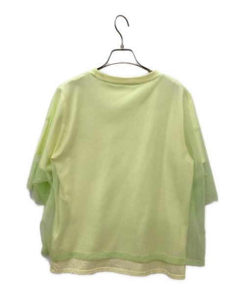 MAISON SPECIAL（メゾンスペシャル）MAISON SPECIAL (メゾンスペシャル) Sheer Layered T-Shirt イエロー サイズ:FREE 未使用品の古着・服飾アイテム